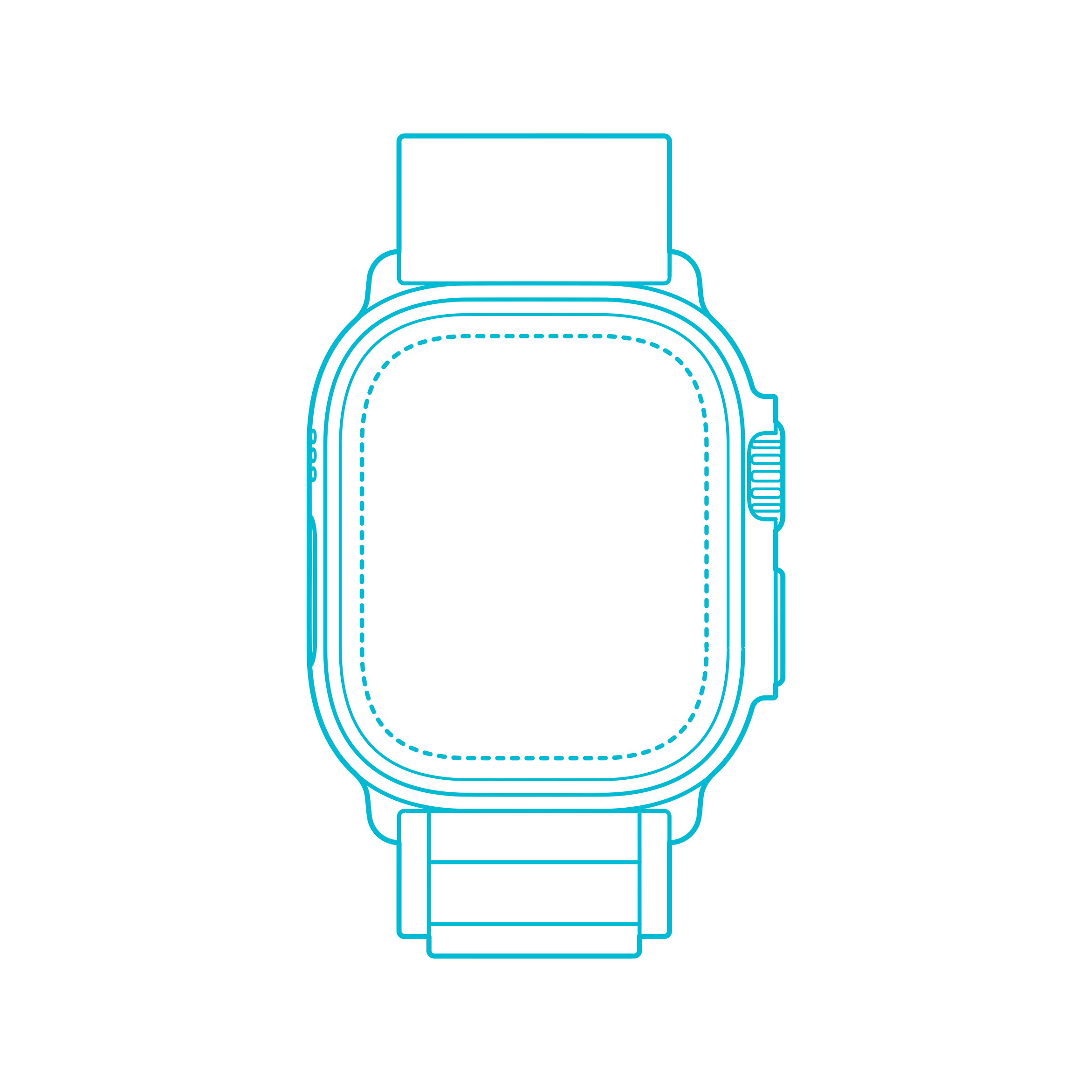 Digital Smart Watches Apple Watch Ultra Monoline Svg Vector Free Vectors